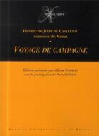 Couverture du livre « Voyage de campagne » de Henriette-Julie De Castelnau aux éditions Pu De Rennes