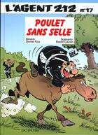 Couverture du livre « L'agent 212 Tome 17 : poulet sans selle » de Daniel Kox et Raoul Cauvin aux éditions Dupuis