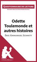 Couverture du livre « Odette Toulemonde et autres histoires d'Éric-Emmanuel Schmitt » de Marie-Helene Maudoux aux éditions Lepetitlitteraire.fr