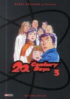 Couverture du livre « 20th century boys - deluxe Tome 3 » de Naoki Urasawa aux éditions Panini