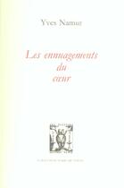Couverture du livre « Les ennuagements du coeur » de Yves Namur aux éditions Lettres Vives