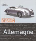 Couverture du livre « Dictionnaire du design : allemagne » de Godau/Polster aux éditions Seuil