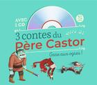 Couverture du livre « 3 contes du pere castor - gare aux ogres ! » de  aux éditions Pere Castor