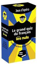 Couverture du livre « Boite a questions - le grand quiz du francais pour les nuls » de  aux éditions First