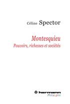 Couverture du livre « Montesquieu ; pouvoirs, richesses et sociétés » de Celine Spector aux éditions Hermann