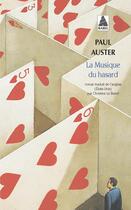 Couverture du livre « La musique du hasard » de Paul Auster aux éditions Actes Sud