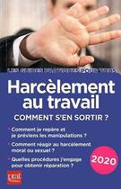 Couverture du livre « Harcèlement au travail (édition 2020) » de Gava Marie-Jose aux éditions Prat Editions