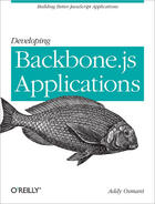 Couverture du livre « Developing Backbone.js Applications » de Addy Osmani aux éditions O`reilly Media