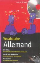 Couverture du livre « Vocabulaire Allemand » de Jean Janitza aux éditions Hatier