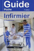 Couverture du livre « Guide poche infirmier, 7e ed. » de Christophe Prudhomme aux éditions Maloine