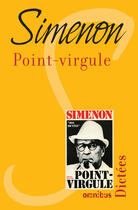 Couverture du livre « Point-virgule » de Georges Simenon aux éditions Omnibus