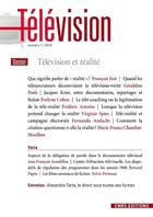 Couverture du livre « Télévision et réalité » de Francois Jost aux éditions Cnrs