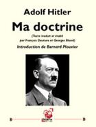 Couverture du livre « Ma Doctrine » de Adolf Hitler aux éditions Deterna