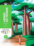 Couverture du livre « Art-thérapie ; Coloriages mystères : arbres du monde » de Christophe-Alexis Perez aux éditions Hachette Heroes