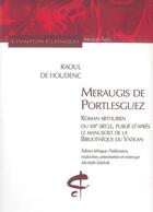 Couverture du livre « Meraugis de Portlesguez » de Raoul De Houdenc aux éditions Honore Champion