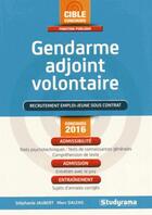 Couverture du livre « Gendarme adjoint volontaire » de Marc Dalens aux éditions Studyrama