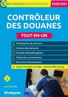 Couverture du livre « Contrôleur des douanes » de Marc Dalens aux éditions Studyrama