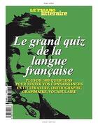 Couverture du livre « Le grand quiz de la langue française » de Le Figaro Litteraire aux éditions Societe Du Figaro