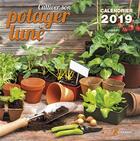 Couverture du livre « Cultiver son potager avec la lune (2019) » de  aux éditions Artemis