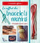 Couverture du livre « Le coffret des bracelets marins ; 10 modèles en pas à pas » de  aux éditions Vagnon