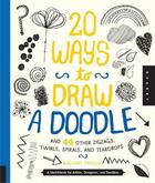 Couverture du livre « 20 ways to draw a doodle » de Lisa Congdon aux éditions Quarry