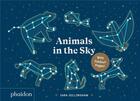 Couverture du livre « Animals in the sky » de Sara Gillingham aux éditions Phaidon Jeunesse