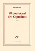 Couverture du livre « 28 boulevard des Capucines » de David Mcneil aux éditions Gallimard