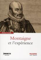 Couverture du livre « Montaigne et l'expérience » de Christian Cavaille aux éditions Reseau Canope