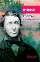 Couverture du livre « Thoreau » de Emerson aux éditions Rivages