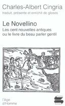 Couverture du livre « Novellino (le) » de Cingria Charles-Albe aux éditions L'age D'homme