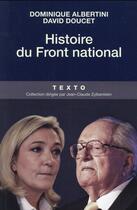 Couverture du livre « Histoire du Front National » de Dominique Albertini et David Doucet aux éditions Tallandier