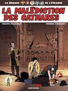 Couverture du livre « La brigade de l'étrange - Tome 04 : La malédiction des Cathares » de Philippe Chanoinat et Frédéric Marniquet aux éditions Glenat