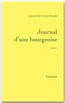 Couverture du livre « Journal d'une bourgeoise » de Genevieve Gennari aux éditions Grasset