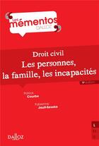Couverture du livre « Droit civil ; les personnes ; la famille ; les incapacités (9e édition) » de Fabienne Jault-Seseke et Patrick Courbe aux éditions Dalloz