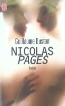 Couverture du livre « Nicolas pages » de Guillaume Dustan aux éditions J'ai Lu