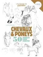 Couverture du livre « Chevaux et poneys ; 50 modèles pour débuter » de Lise Herzog aux éditions Mango