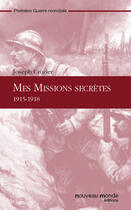 Couverture du livre « Mes Missions secrètes » de Joseph Crozier aux éditions Nouveau Monde