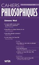 Couverture du livre « Simone weil » de Dumont/Supiot/Winch aux éditions Vrin