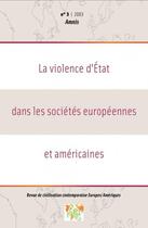 Couverture du livre « AMNIS T.3 ; la violence d'état dans les sociétés européennes et américaines » de Revue Amnis aux éditions Universite De Bretagne Occidentale