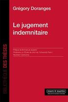 Couverture du livre « Le jugement indemnitaire » de Gregory Doranges aux éditions Mare & Martin
