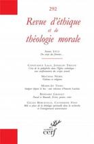 Couverture du livre « Revue d'ethique et de theologie morale numero 292 » de Collectif Retm aux éditions Cerf