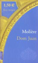 Couverture du livre « Dom Juan » de Moliere aux éditions Pocket