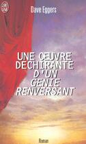 Couverture du livre « Oeuvre dechirante d'un genie renversant (une) » de Dave Eggers aux éditions J'ai Lu