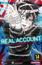 Couverture du livre « Real account Tome 14 » de Shizumu Watanabe et Okushou aux éditions Kurokawa