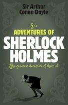 Couverture du livre « The adventures of Sherlock Holmes » de Arthur Conan Doyle aux éditions Adult Pbs