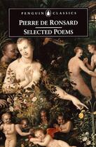 Couverture du livre « Selected Poems » de Ronsard aux éditions Adult Pbs