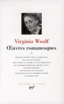 Couverture du livre « Oeuvres romanesques Tome 2 » de Virginia Woolf aux éditions Gallimard