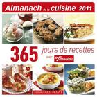 Couverture du livre « Almanach de la cuisine Francine ; 365 jours de recettes (édition 2011) » de  aux éditions Ouest France