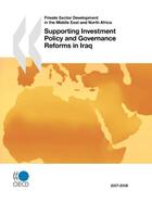 Couverture du livre « Supporting investment policy and governance reforms in Iraq » de  aux éditions Ocde