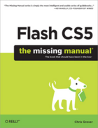 Couverture du livre « Flash CS5 ; the missing manual » de Chris Grover aux éditions O'reilly Media